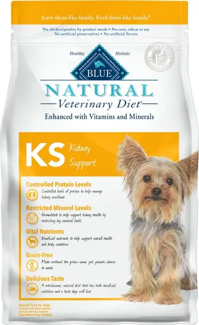 Blue Buffalo Natural Veterinary Diet KS Kidney Support Dry