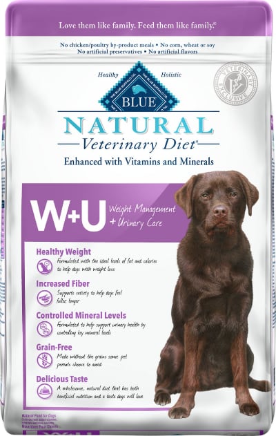 Blue Buffalo Natural Veterinary Diet W+U Weight Management + Urinary Care dry