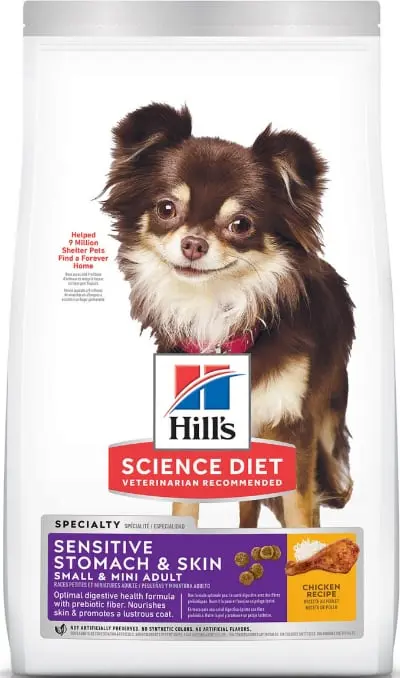 Hill's Science Mini Breed Sensitive Stomach and Skin Chicken