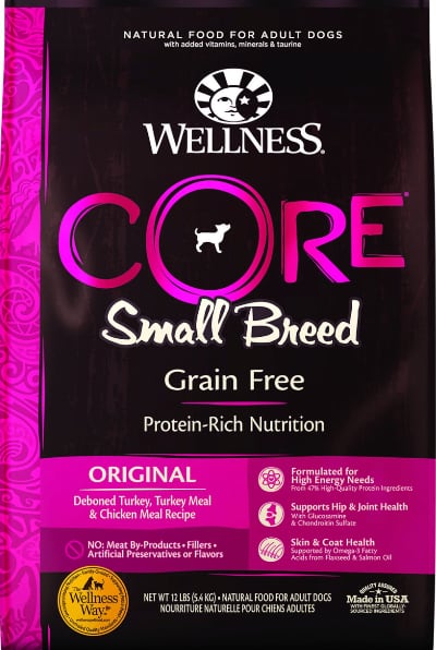 Wellness Core Grain-Free Small Breed Dog Food Turkey