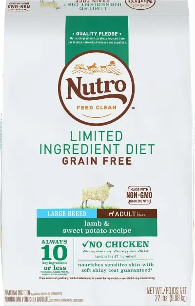 Nutro LID Grain-Free Adult Large Breed Lamb