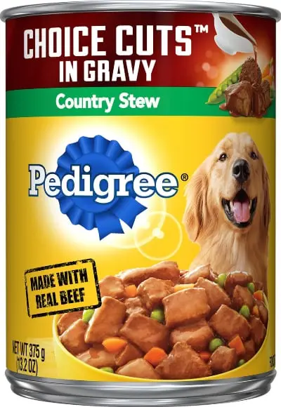 Pedigree Choice Cuts in Gravy Country Stew Canned