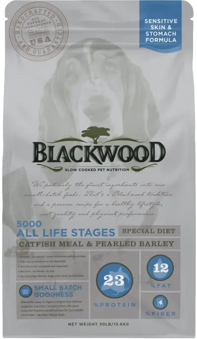Blackwood 5000 Catfish Meal & Pearled Barley Sensitive Skin & Stomach