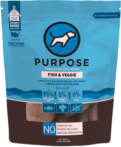 Purpose Fish & Veggie Grain Free Freeze Dried