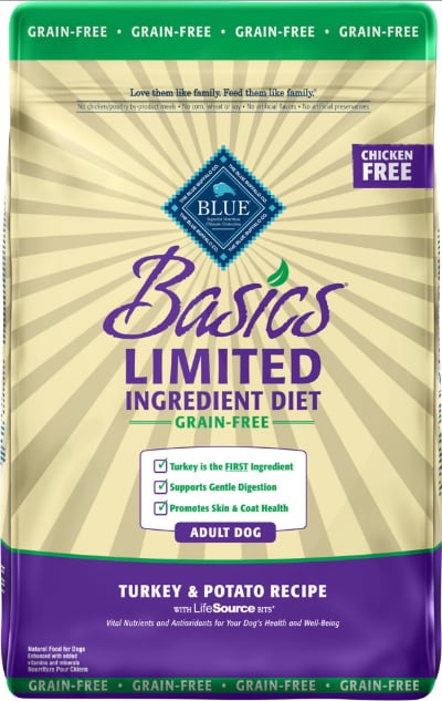 Blue Buffalo Basics LID Grain Free Formula Turkey Potato