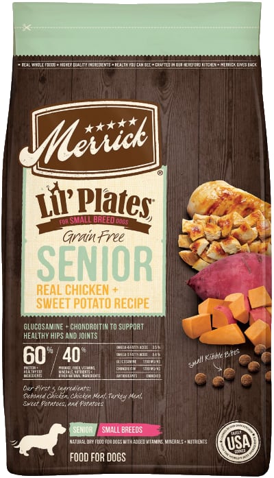 Merrick Lil' Plates Grain-Free Real Chicken & Sweet Potato Senior Food