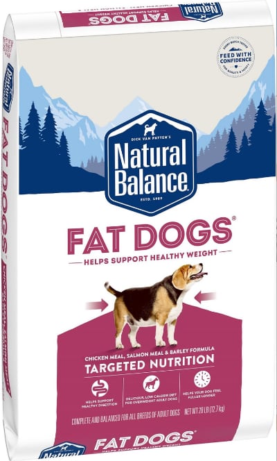 Natural Balance Fat Dogs Chicken & Salmon Formula Low Calorie