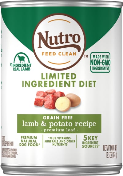 Nutro Limited Ingredient Diet Premium Loaf Lamb & Potato