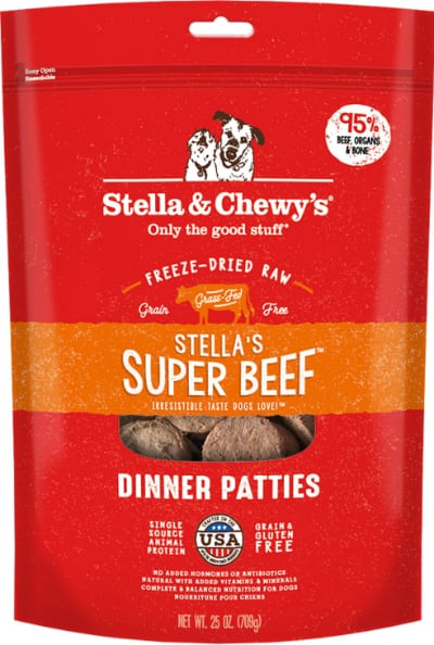 Stella & Chewy's Beef Dinner Patties Freeze-Dried Raw