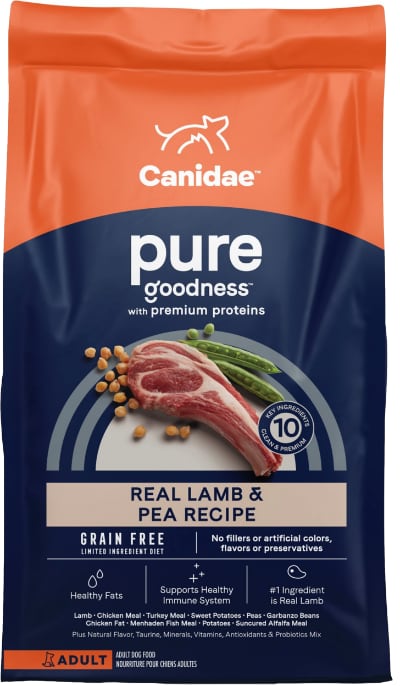 CANIDAE Grain Free PURE LID Lamb Pea