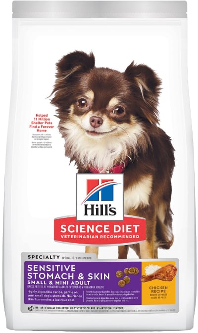 Hill's Science Diet Adult Sensitive Stomach & Skin Small & Mini Breed Chicken