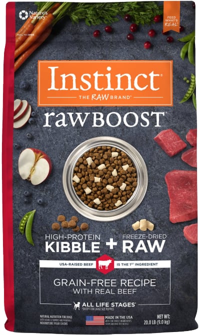 Instinct Raw Boost Grain Free Real Beef Freeze Dried