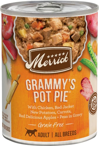 Merrick Grain Free Wet Dog Food Grammy's Pot Pie