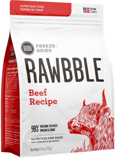 BIXBI Rawbble Beef Grain Free Freeze Dried