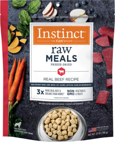 Instinct Freeze-Dried Raw Meals Real Beef Grain Free