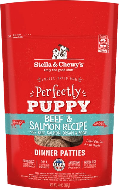 Stella & Chewy's Perfectly Puppy Beef Salmon Freeze-Dried Raw