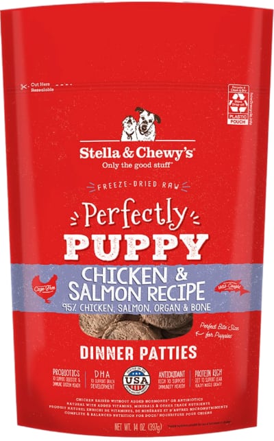 Stella & Chewy's Perfectly Puppy Chicken Salmon Freeze Dried Raw