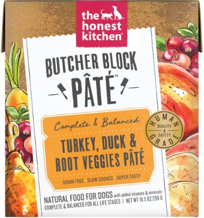 The Honest Kitchen Butcher Block Pate Turkey Wet