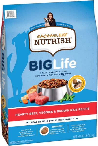 Rachael Ray Nutrish Big Life Large Breed Hearty Beef
