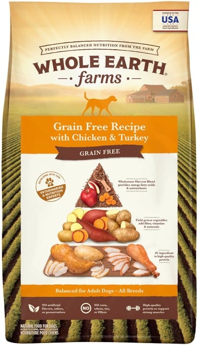 Whole Earth Farms Grain Free Chicken Turkey Dry