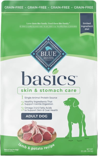 Blue Buffalo Basics Skin Stomach Grain Free Lamb