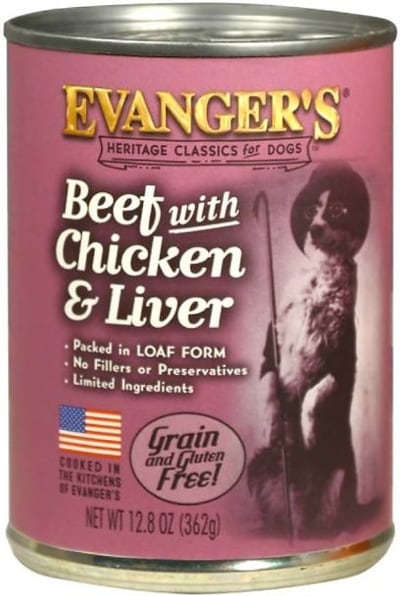 Evanger's Classic Recipes Beef Chicken Liver Grain-Free Wet