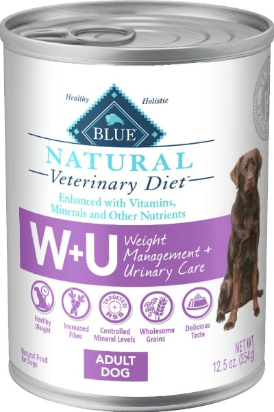 Blue Buffalo Natural Veterinary Diet W+U Weight Management + Urinary Care Wet