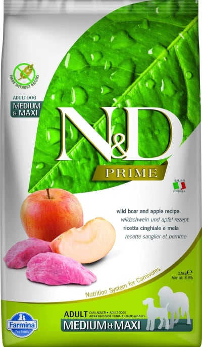 Farmina N&D Prime Boar & Apple Medium & Maxi